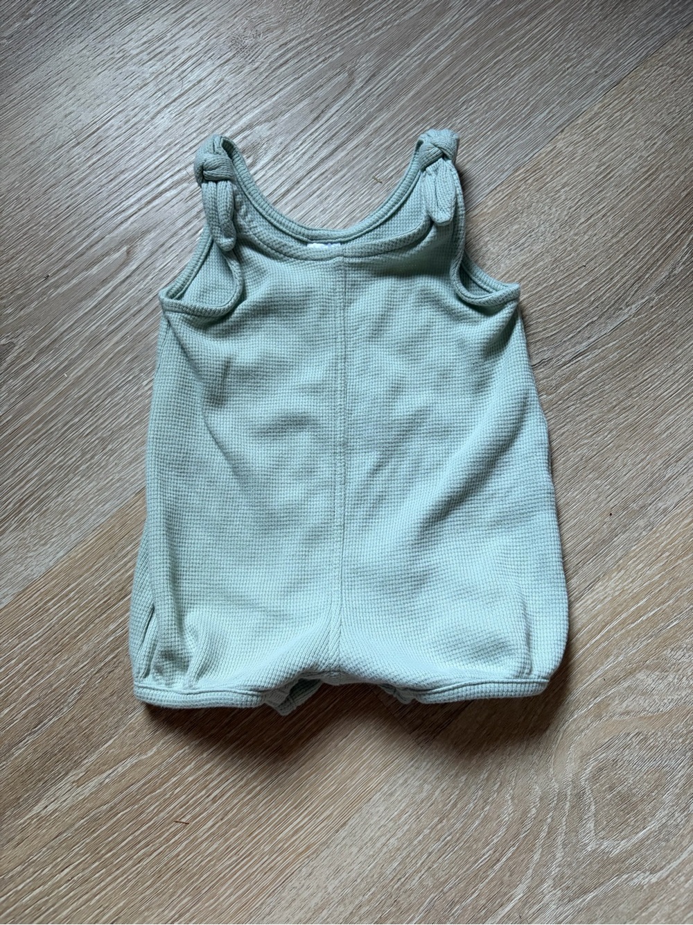 Carter's Sage Green Knit Tank Romper
